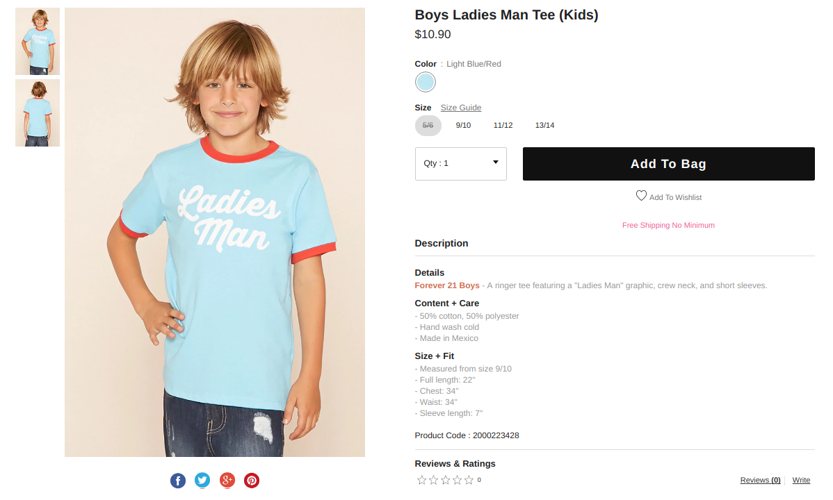 Forever 21 Shirts For Young Boys Cause Backlash ATTN